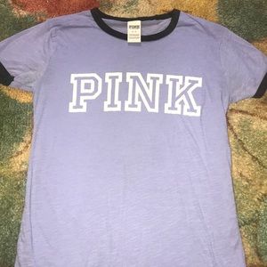 Pink Lavender & Grey Ringer Tee